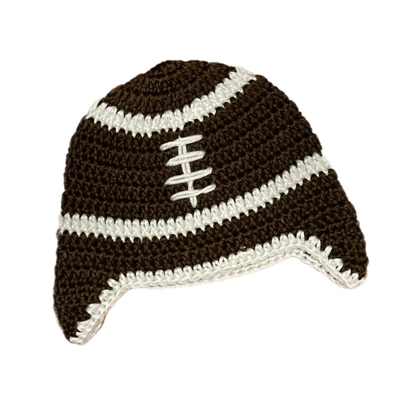 Newborn Baby Crochet Knitted Football Photo Prop - Picture 3 of 7